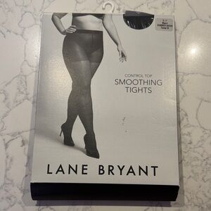 Lane Bryant Black Control Top Tights
